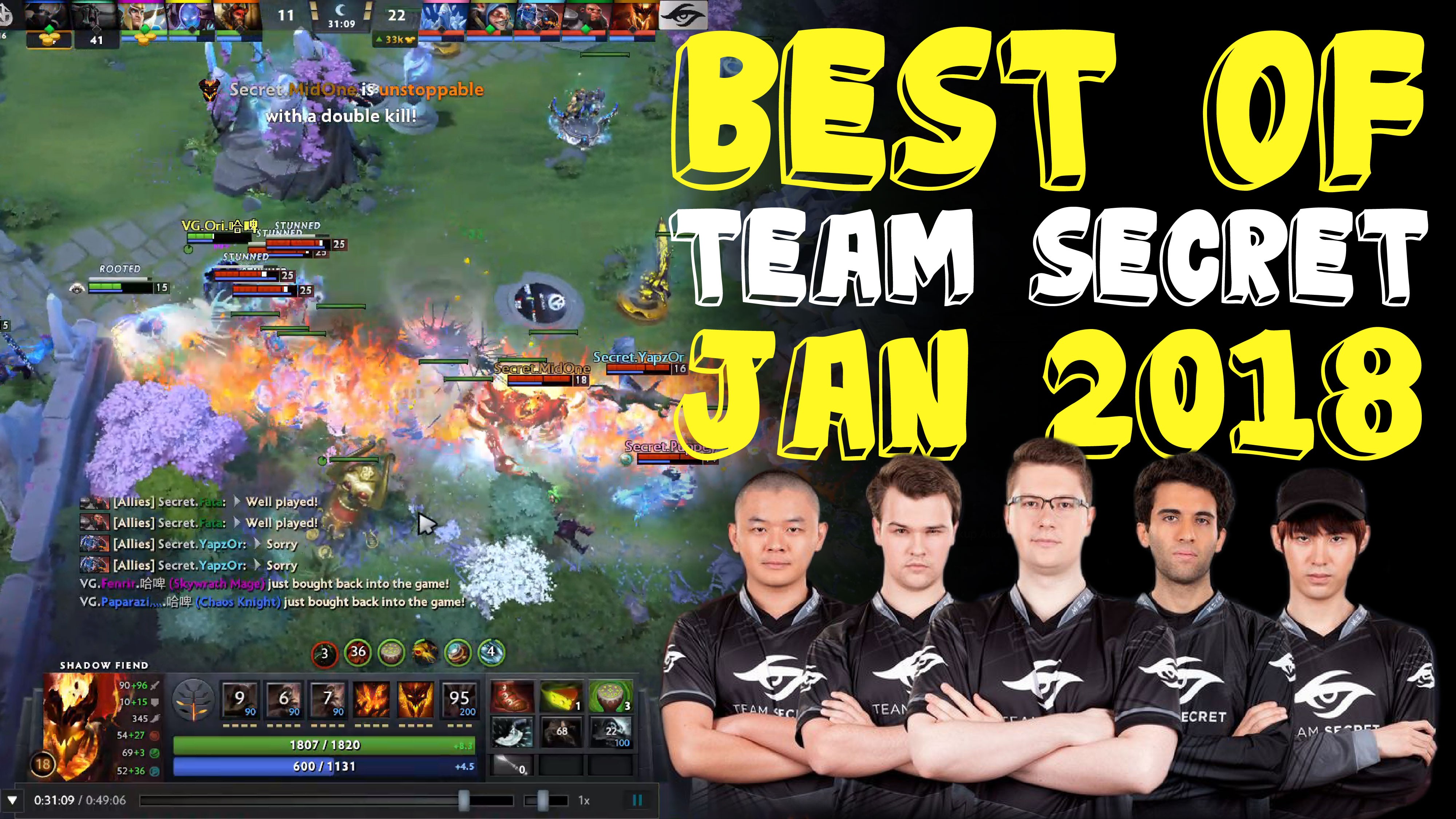 Team Best Scene|Best of Team Secret in January 2018