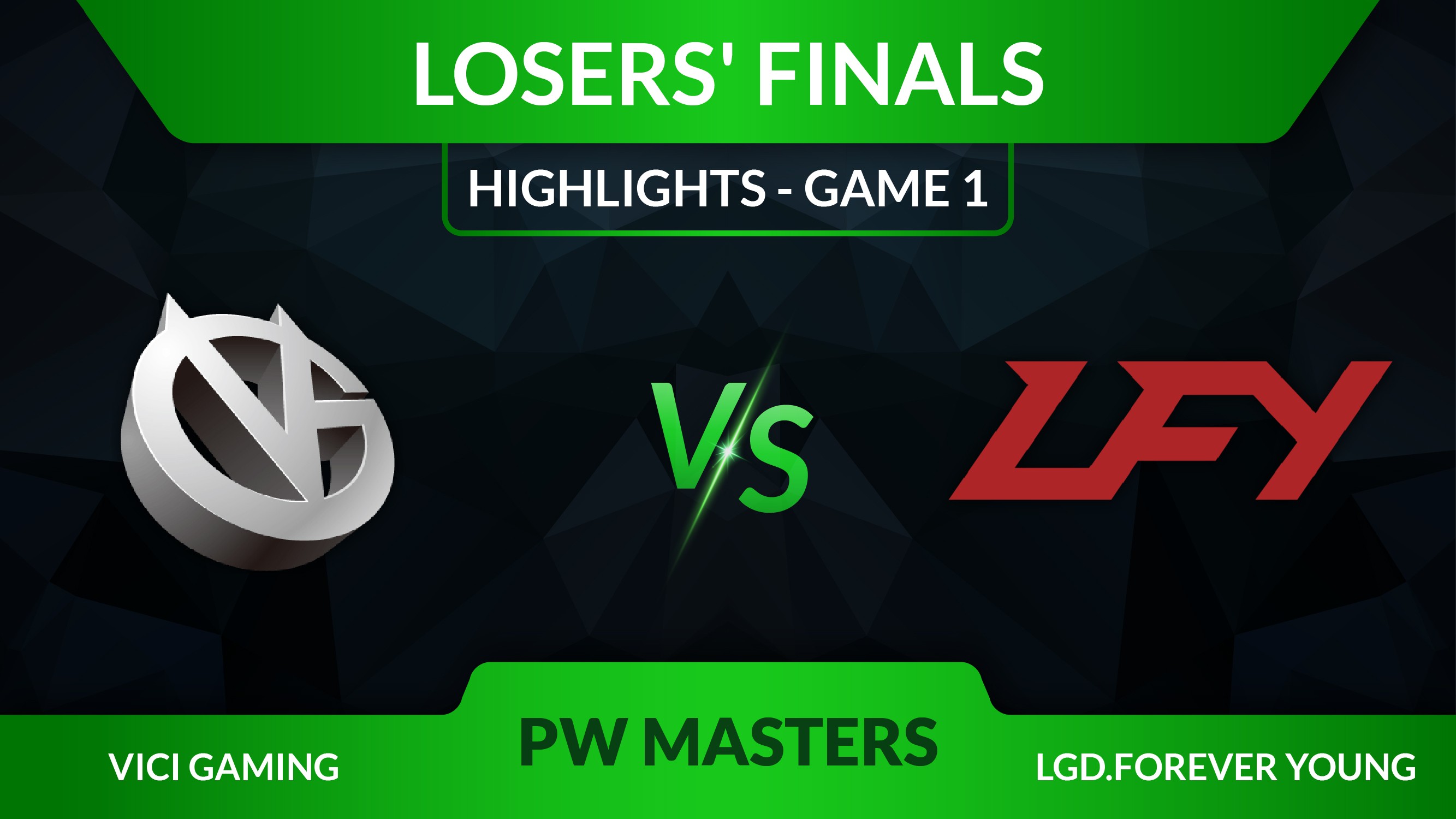 Tournament|Highlights: Vici Gaming VS LFY - Perfect World Masters Loser's Finals  (Game1)